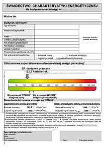 �wiadectwo energetyczne